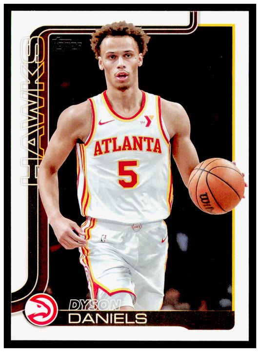 2025-26 Topps Dyson Daniels Card Atlanta Hawks #64