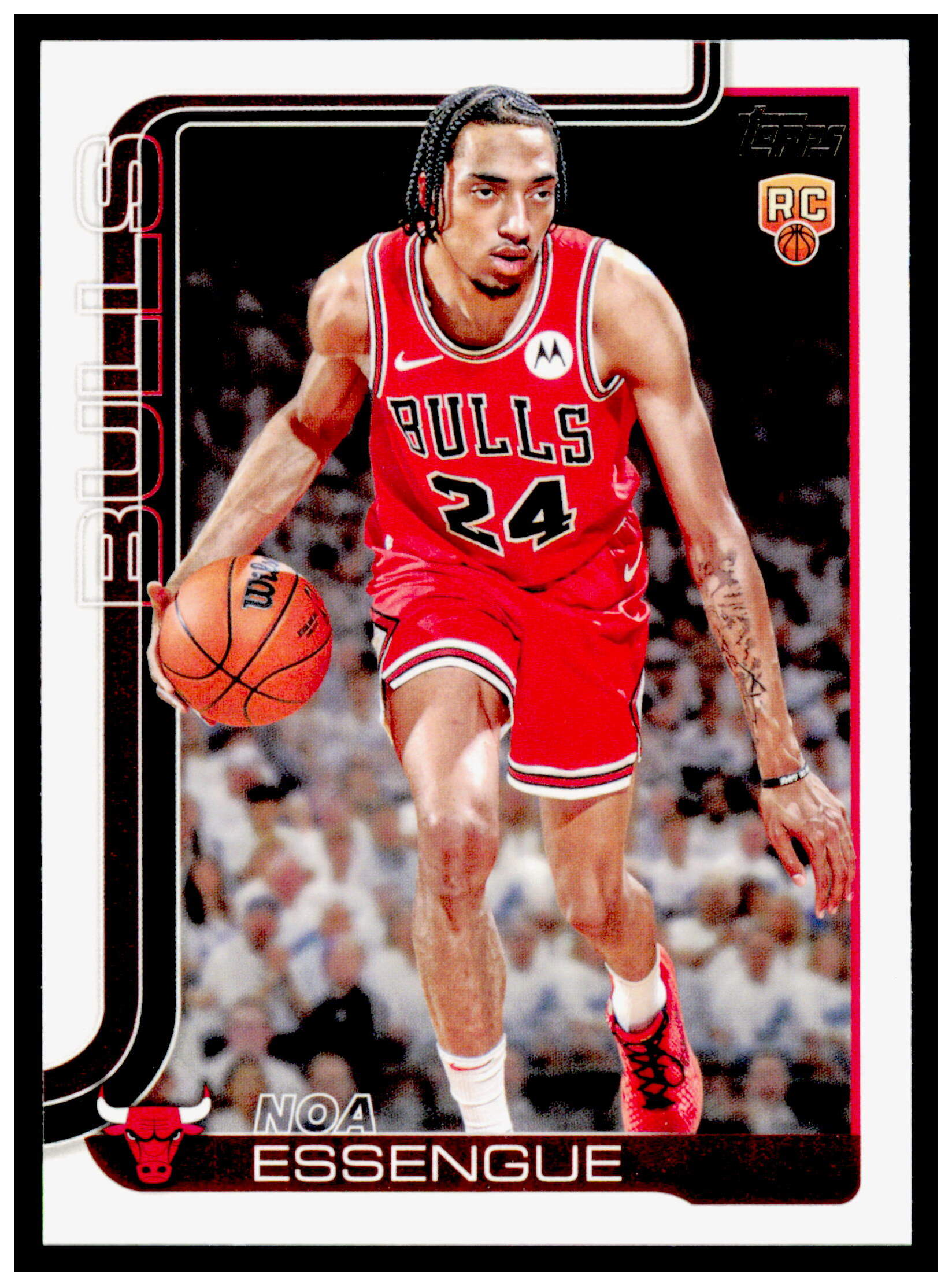 2025-26 Topps Noa Essengue Card RC Chicago Bulls #212