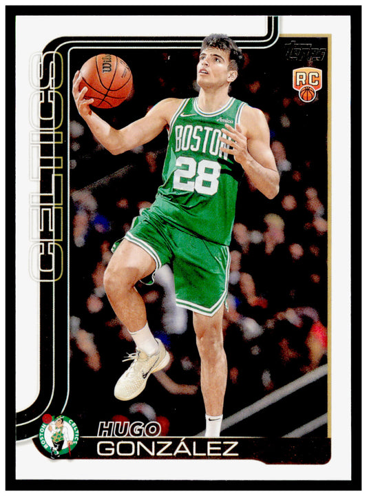 2025-26 Topps Hugo González Card RC Boston Celtics #228