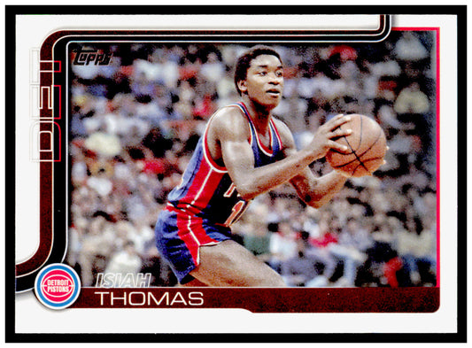 2025-26 Topps Isiah Thomas Card Detroit Pistons #269