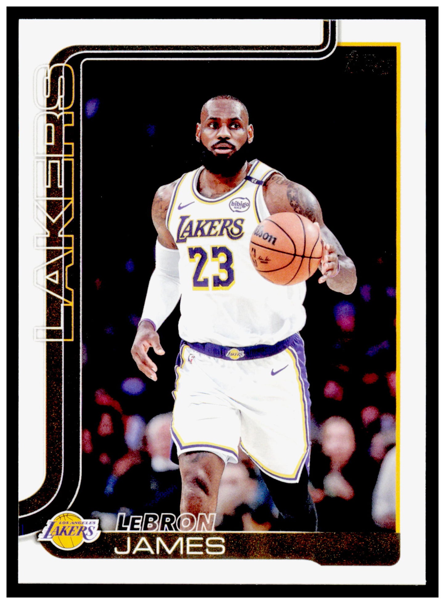 2025-26 Topps Rip Night LeBron James Card Los Angeles Lakers #BK17