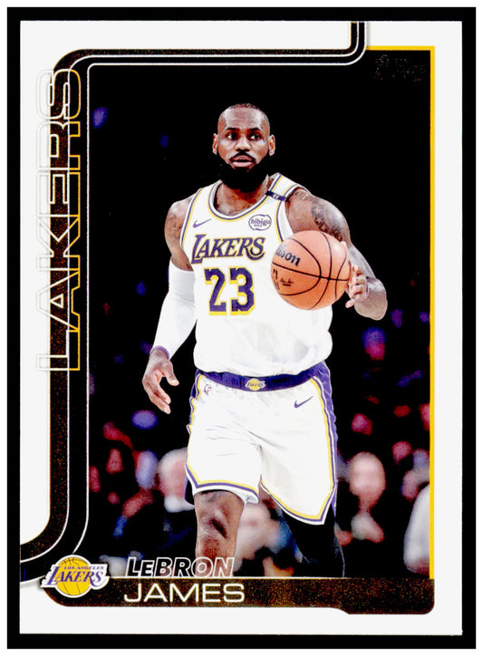 2025-26 Topps Rip Night LeBron James Card Los Angeles Lakers #BK17