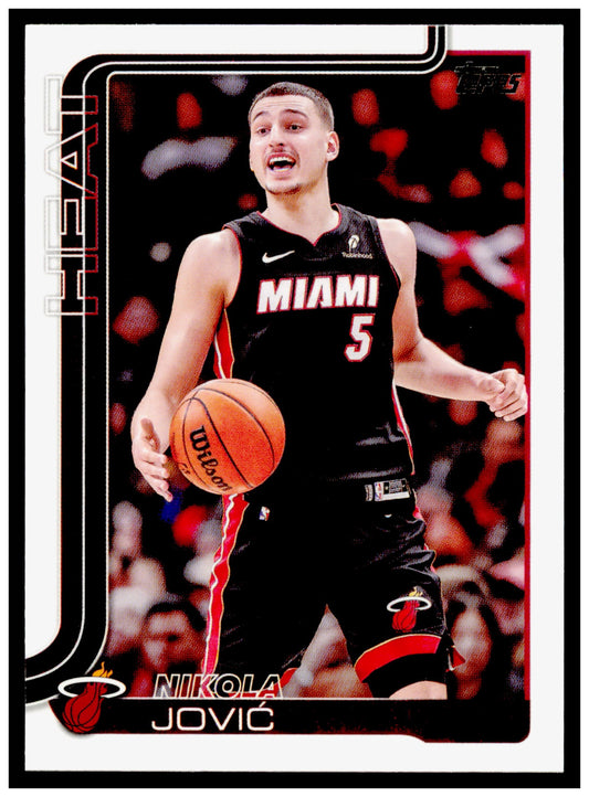 2025-26 Topps Nikola Jović Card Miami Heat #76