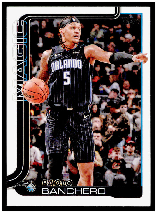 2025-26 Topps Paolo Banchero Card Orlando Magic #87