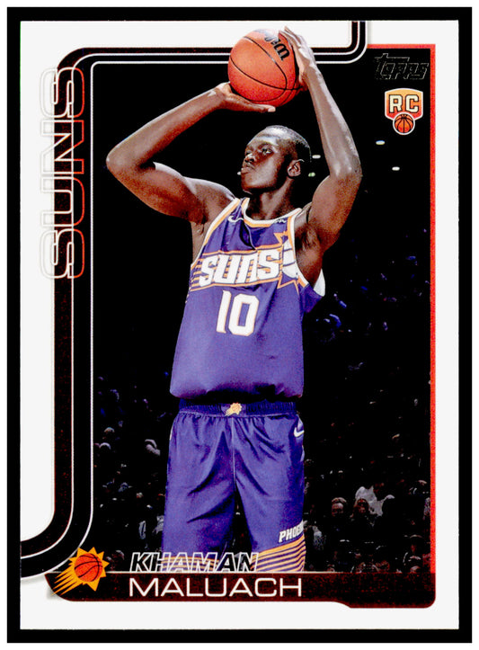 2025-26 Topps Khaman Maluach Card RC Phoenix Suns #210