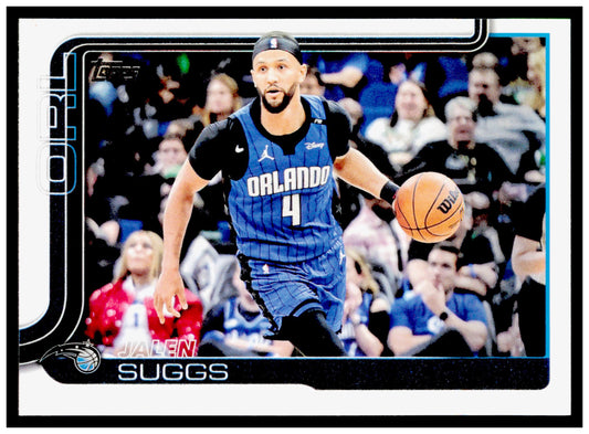 2025-26 Topps Jalen Suggs Card Orlando Magic #92