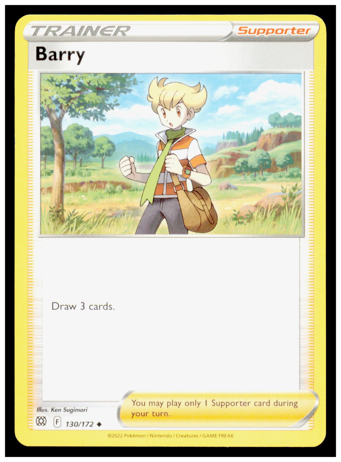 Barry 130/172 - Sword & Shield Brilliant Stars - Uncommon Trainer Supporter