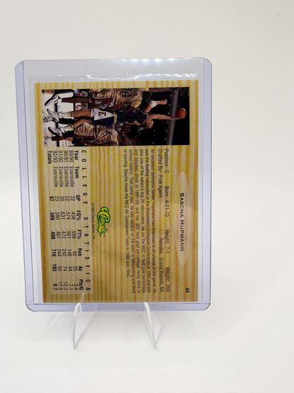 1993 Classic Draft Picks Sascha Hupmann Card  Evansville  #44