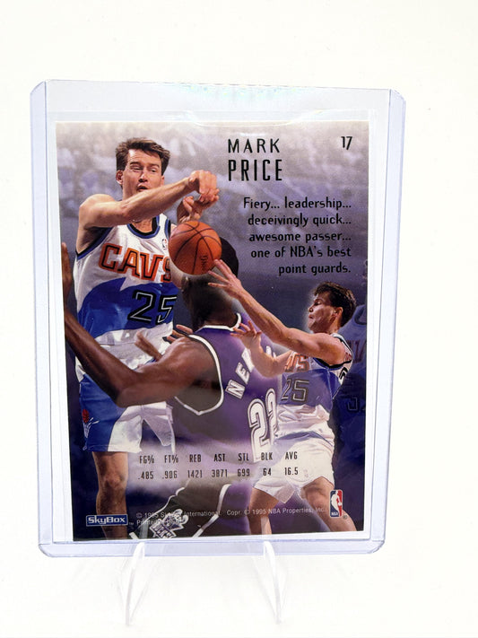 1994-95 SkyBox E-Motion Mark Price Card Cleveland Cavaliers #17