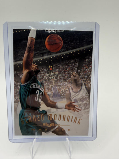 1994-95 SkyBox E-Motion Alonzo Mourning Card Charlotte Hornets #114
