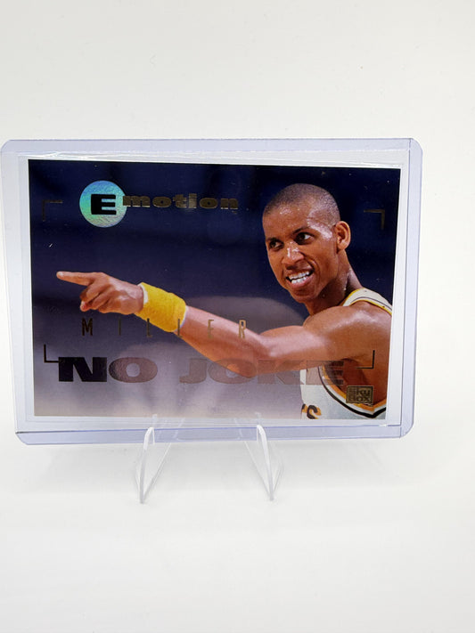 1994-95 SkyBox E-Motion Reggie Miller Card Indiana Pacers #40
