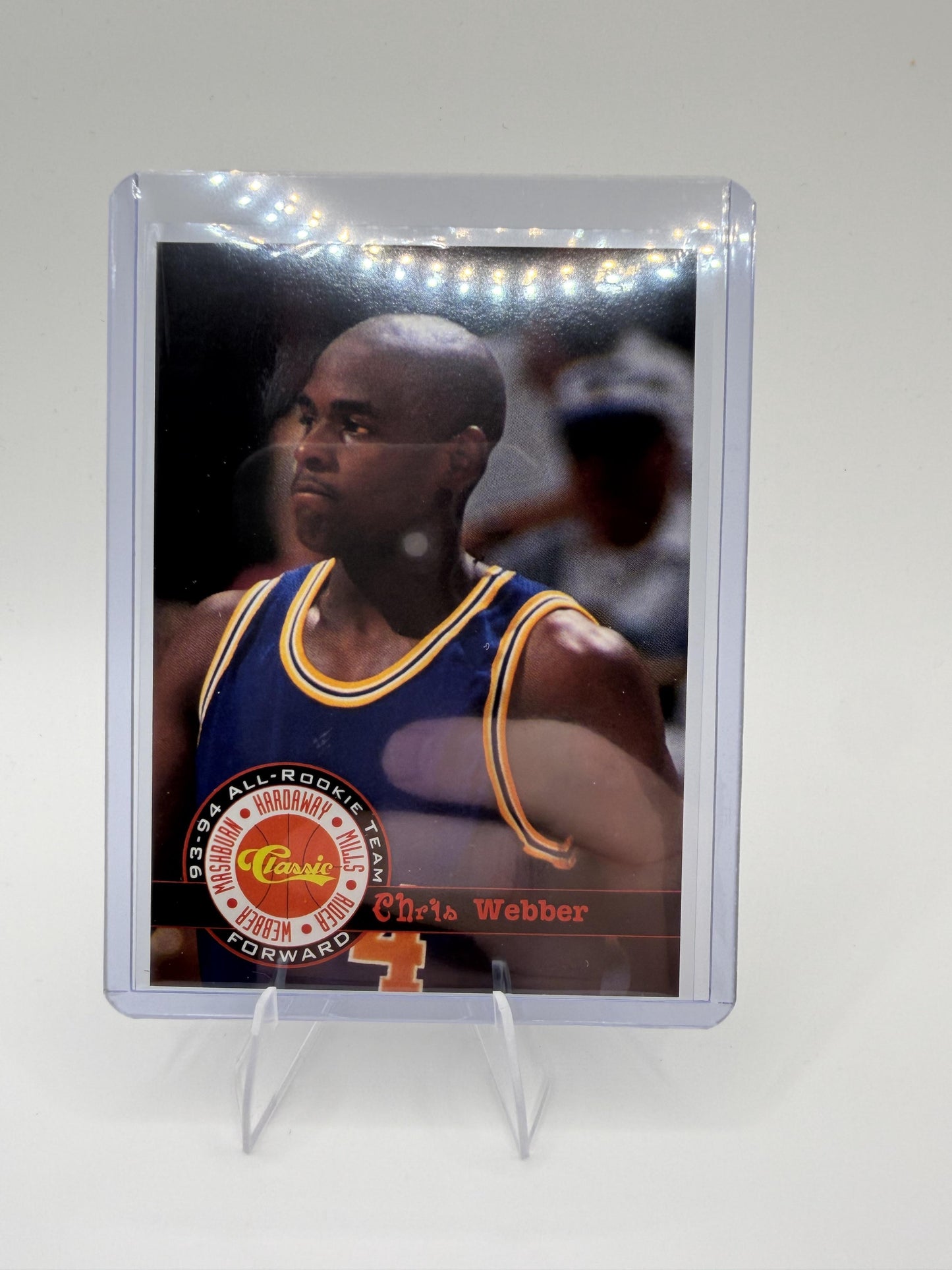 1994 Classic Draft Chris Webber Card Golden State Warriors #13