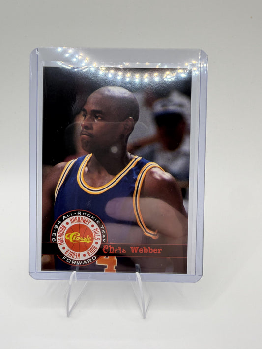 1994 Classic Draft Chris Webber Card Golden State Warriors #13