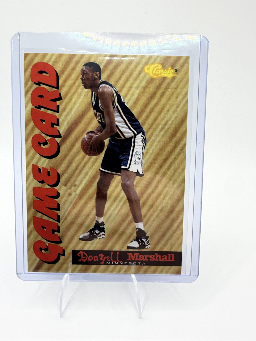 1994 Classic Draft Donyell Marshall Card Game Cards Connecticut Huskies #GC4