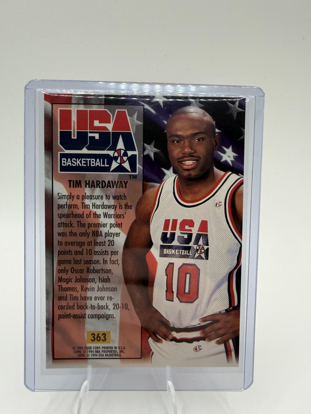 1993-94 Ultra Tim Hardaway Card USA #363