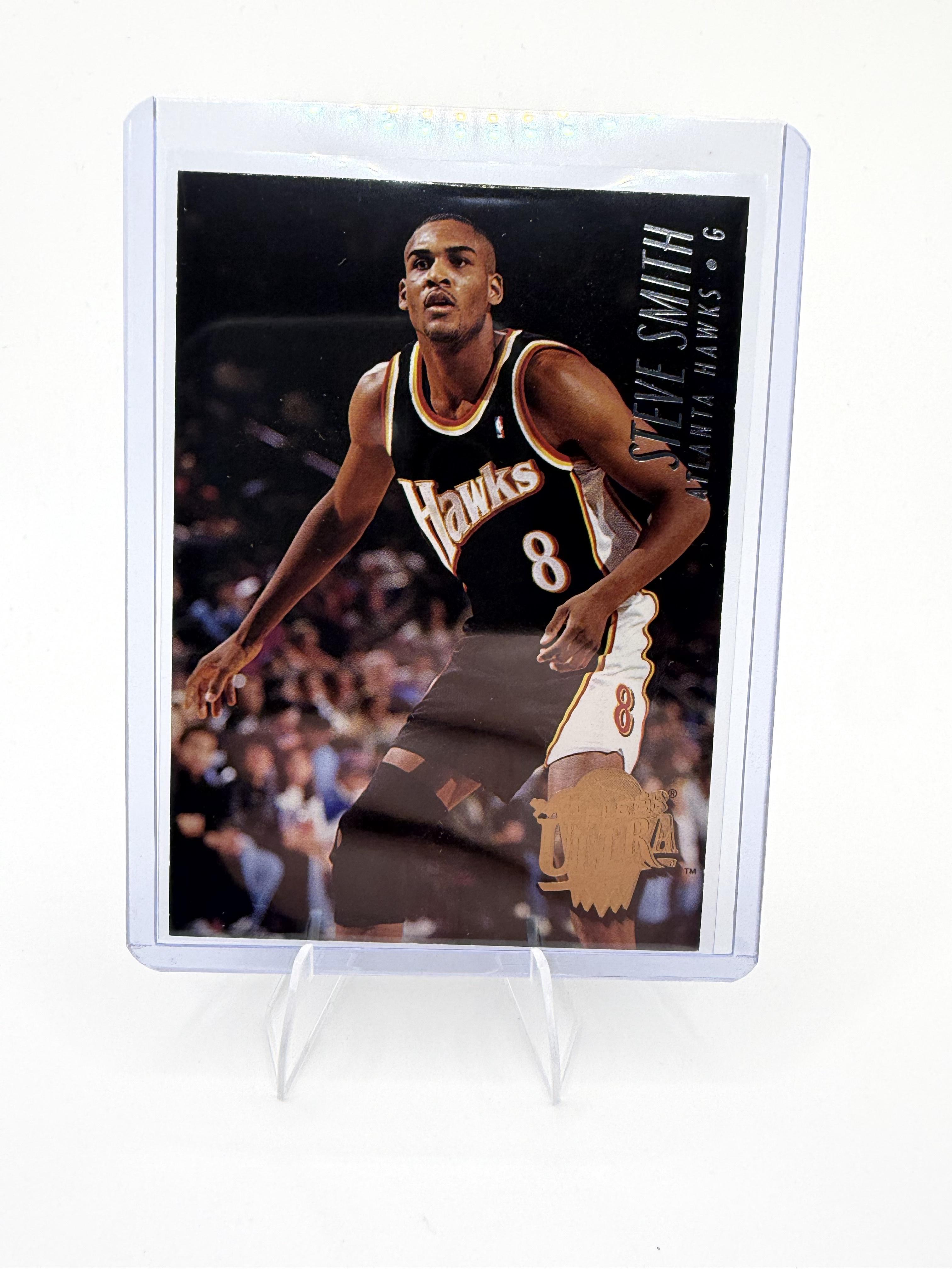 1994-95 Ultra Steve Smith Card Atlanta Hawks #206