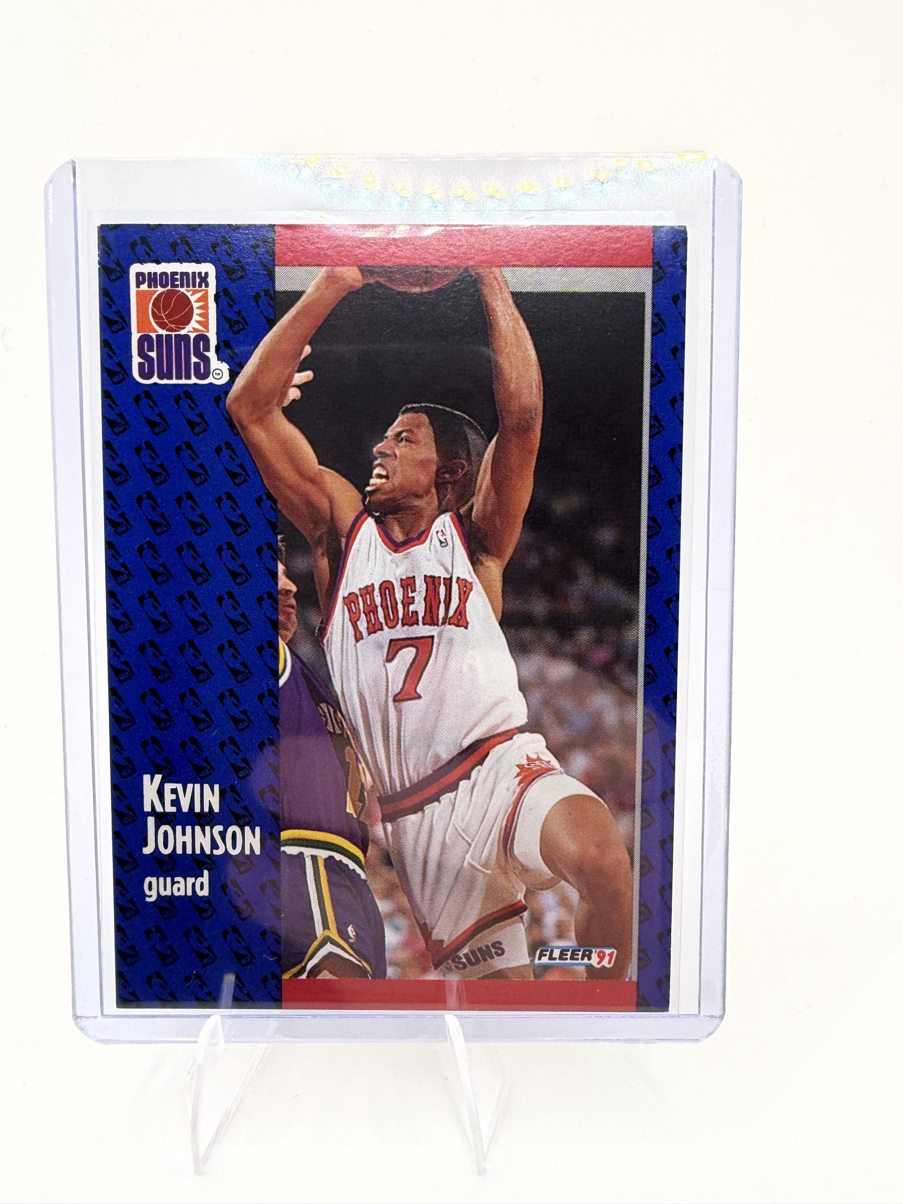 1991-92 Fleer Tony's Pizza Kevin Johnson Card Phoenix Suns #S-79