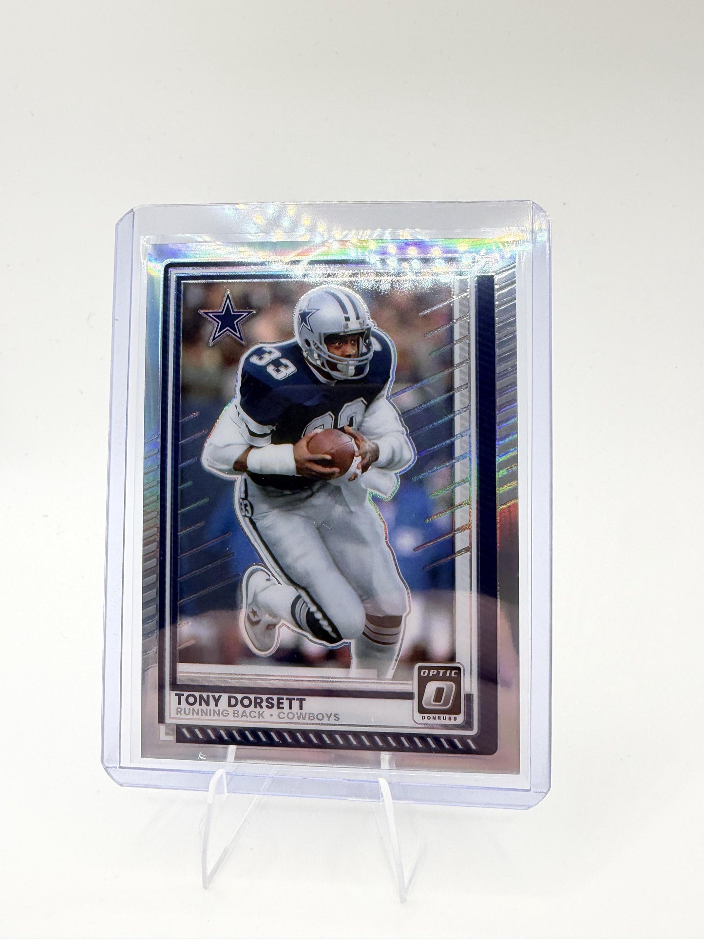 2025 Donruss Optic Tony Dorsett Card Holo Dallas Cowboys #58