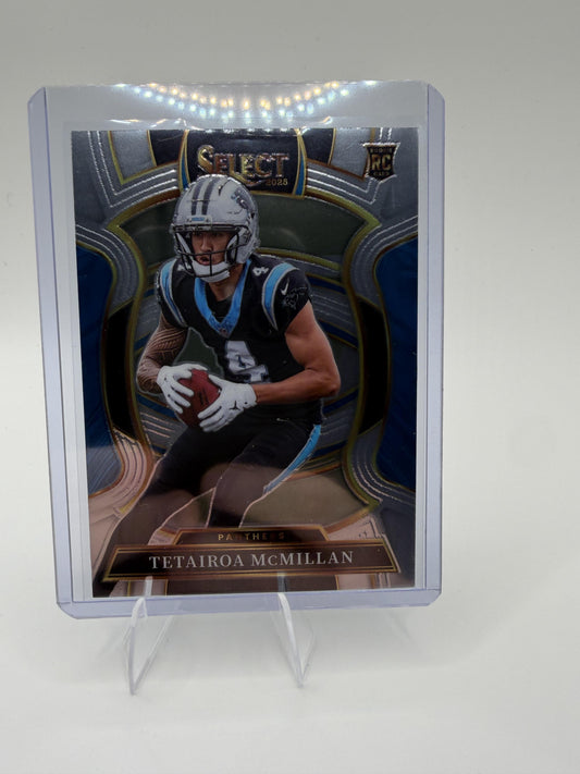 2025 Panini Select Tetairoa McMillan Card RC Carolina Panthers #44