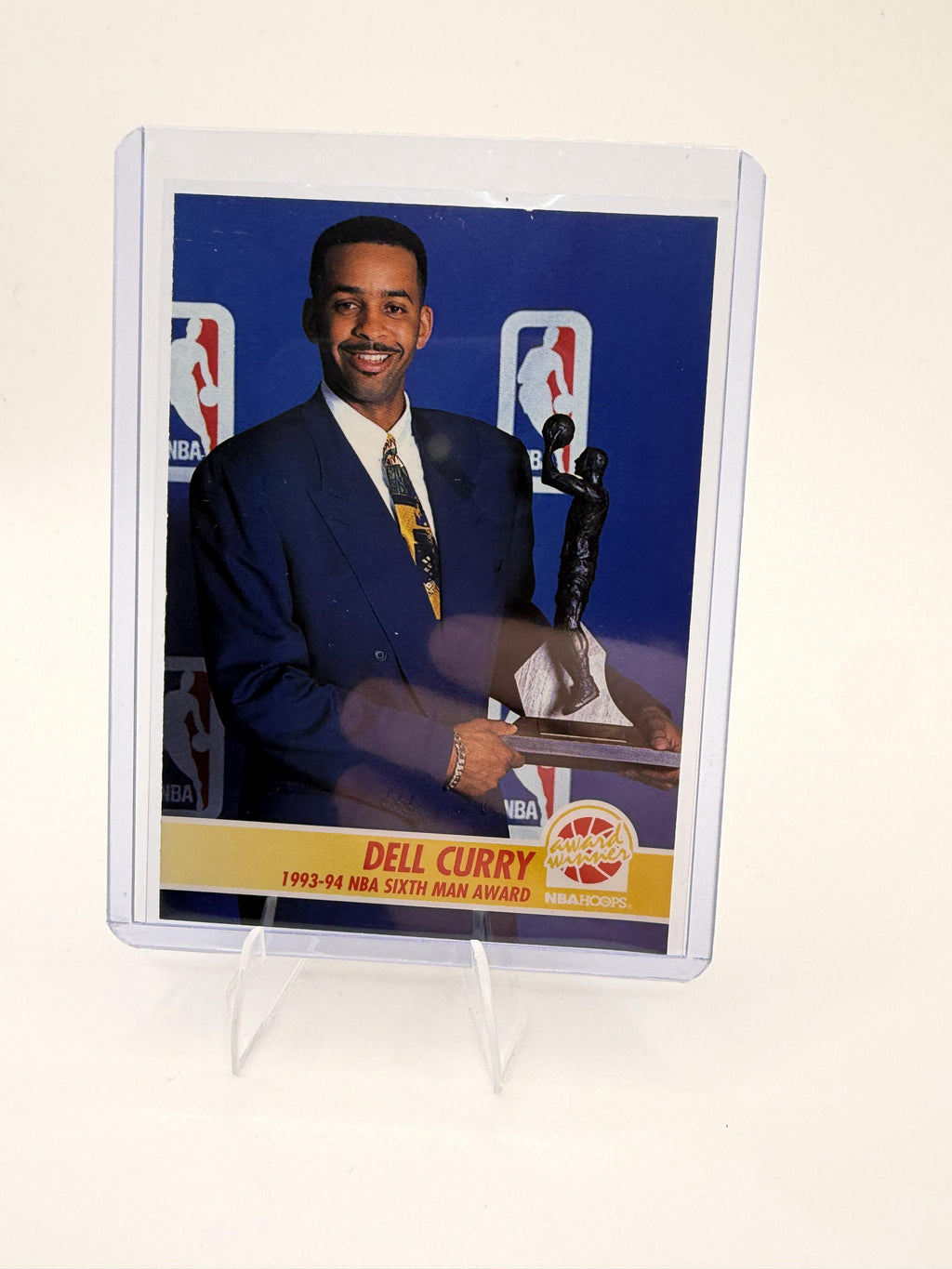 1994-95 Hoops Dell Curry Card Charlotte Hornets #262