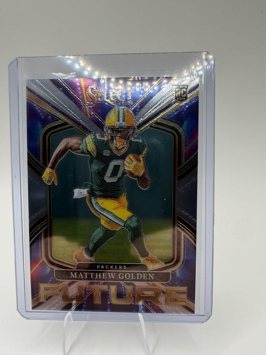 2025 Panini Select Matthew Golden Card Select Future Green Bay Packers #6
