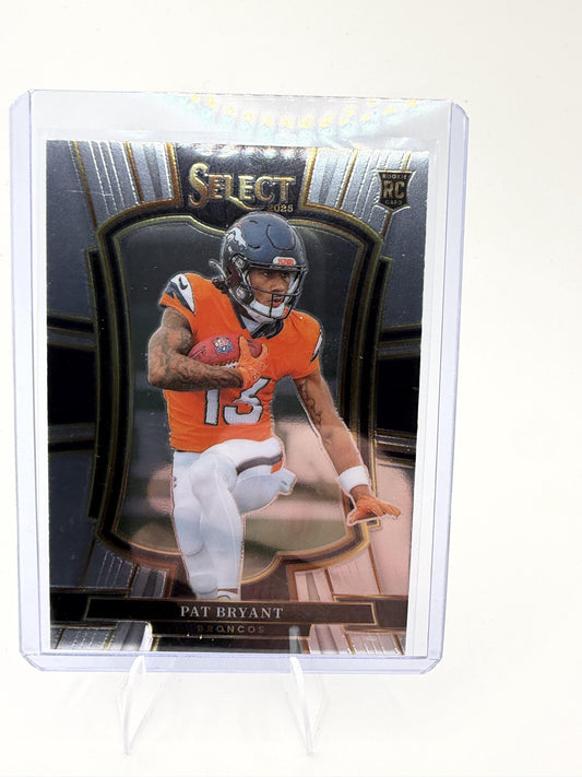 2025 Panini Select Pat Bryant Card Denver Broncos #112