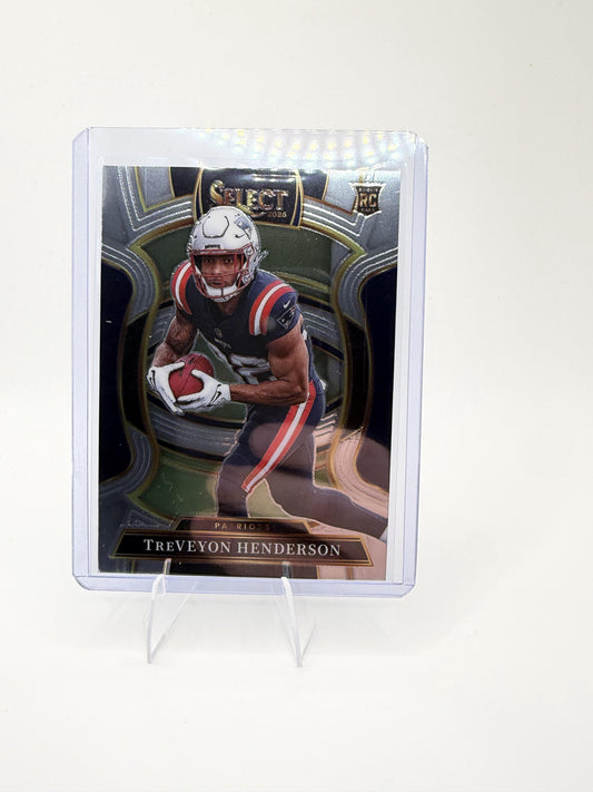 2025 Panini Select TreVeyon Henderson Card RC New England Patriots #78