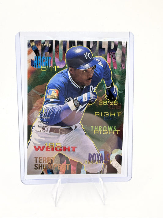 1995 Fleer Terry Shumpert Card Kansas City Royals #172