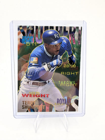 1995 Fleer Terry Shumpert Card Kansas City Royals #172