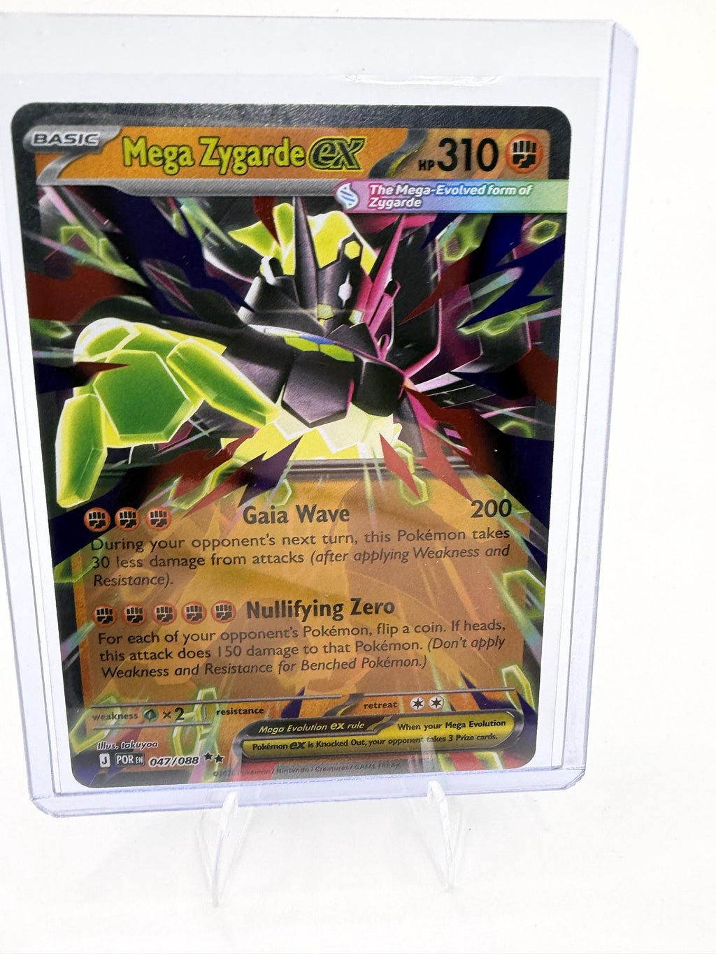 Mega Zygarde ex 047/088 Double Rare Perfect Order Pokemon 2026 NM/M