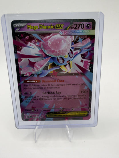 Pokemon Phantasmal Flames Mega Diancie ex Card Holo #041/094