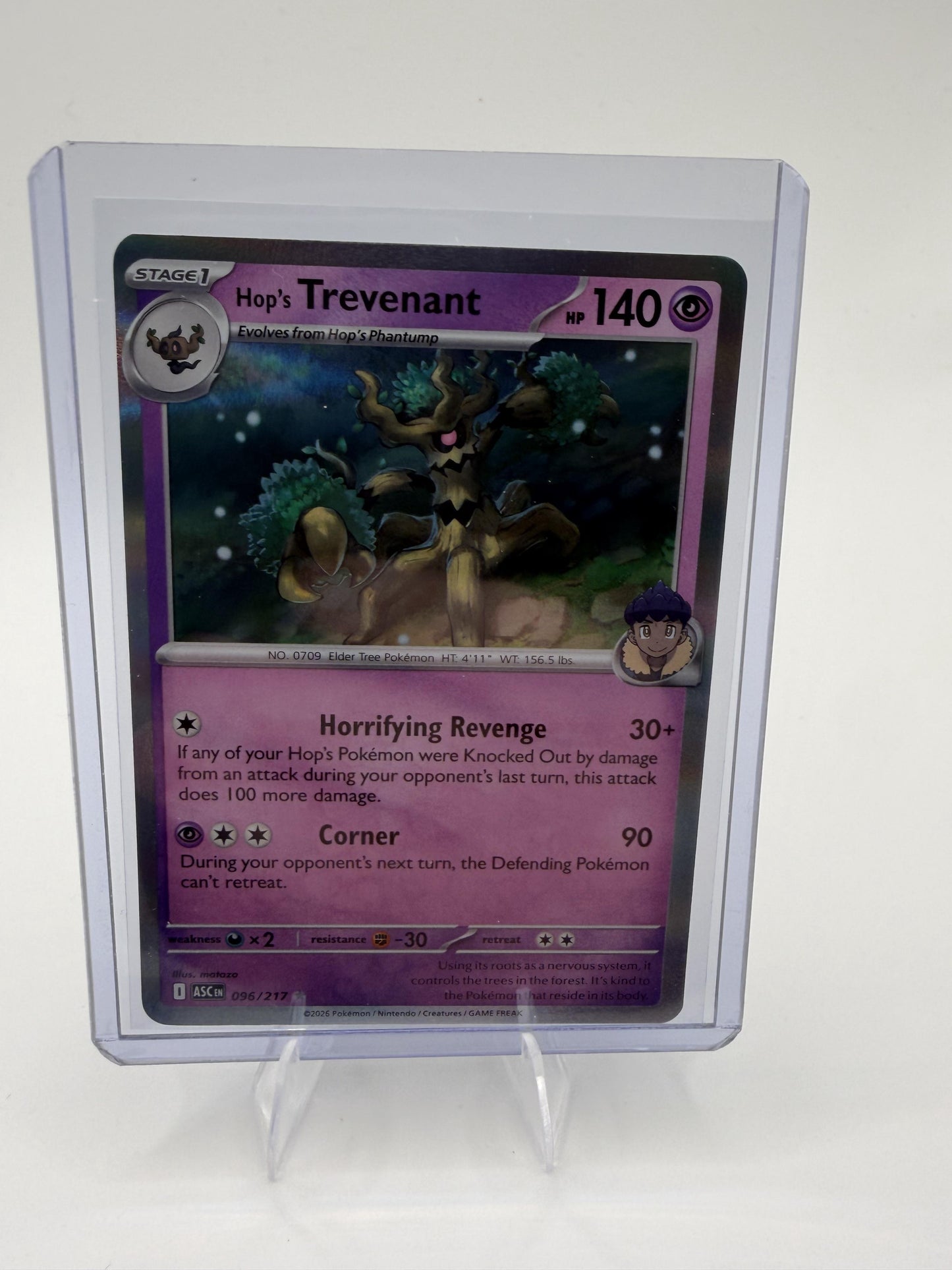 2026 Pokemon Hop's Trevenant 096/217 Reverse Holo Ascended Heroes