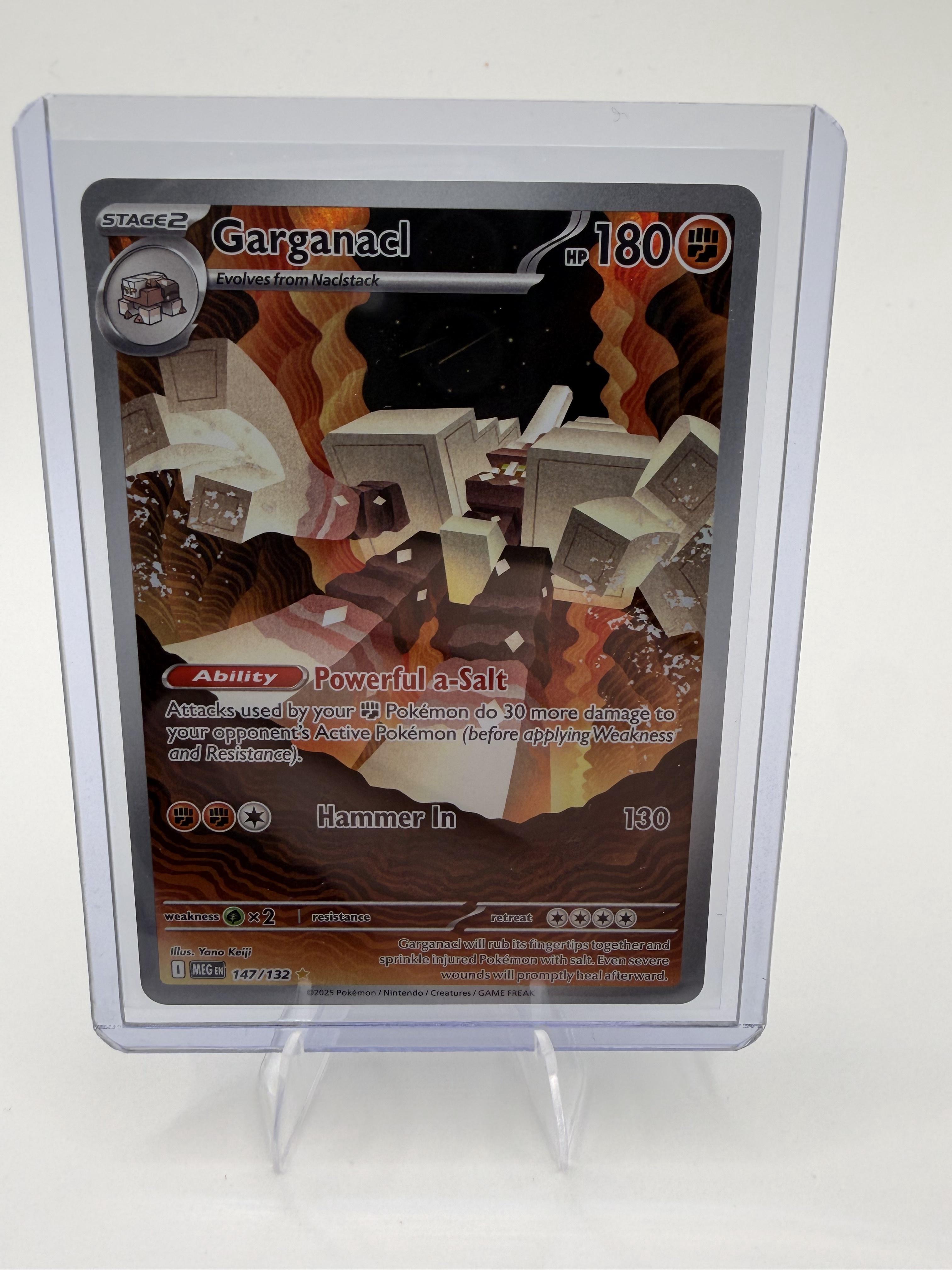 ME01: Mega Evolution Garganacl Card Holo #147/132