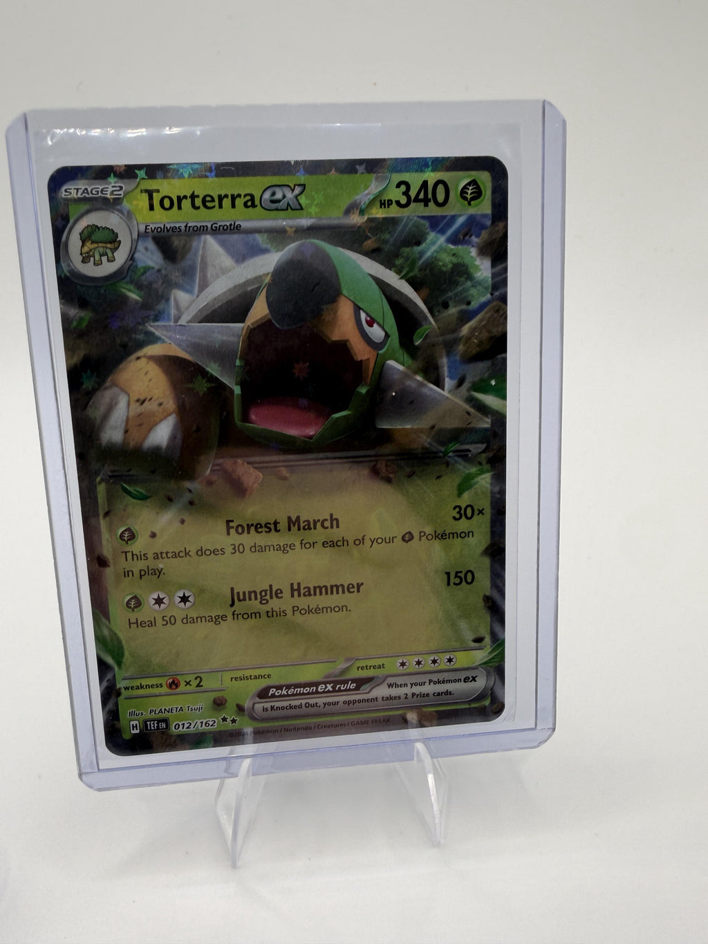 SV05: Temporal Forces Torterra ex Card Holo #012/162