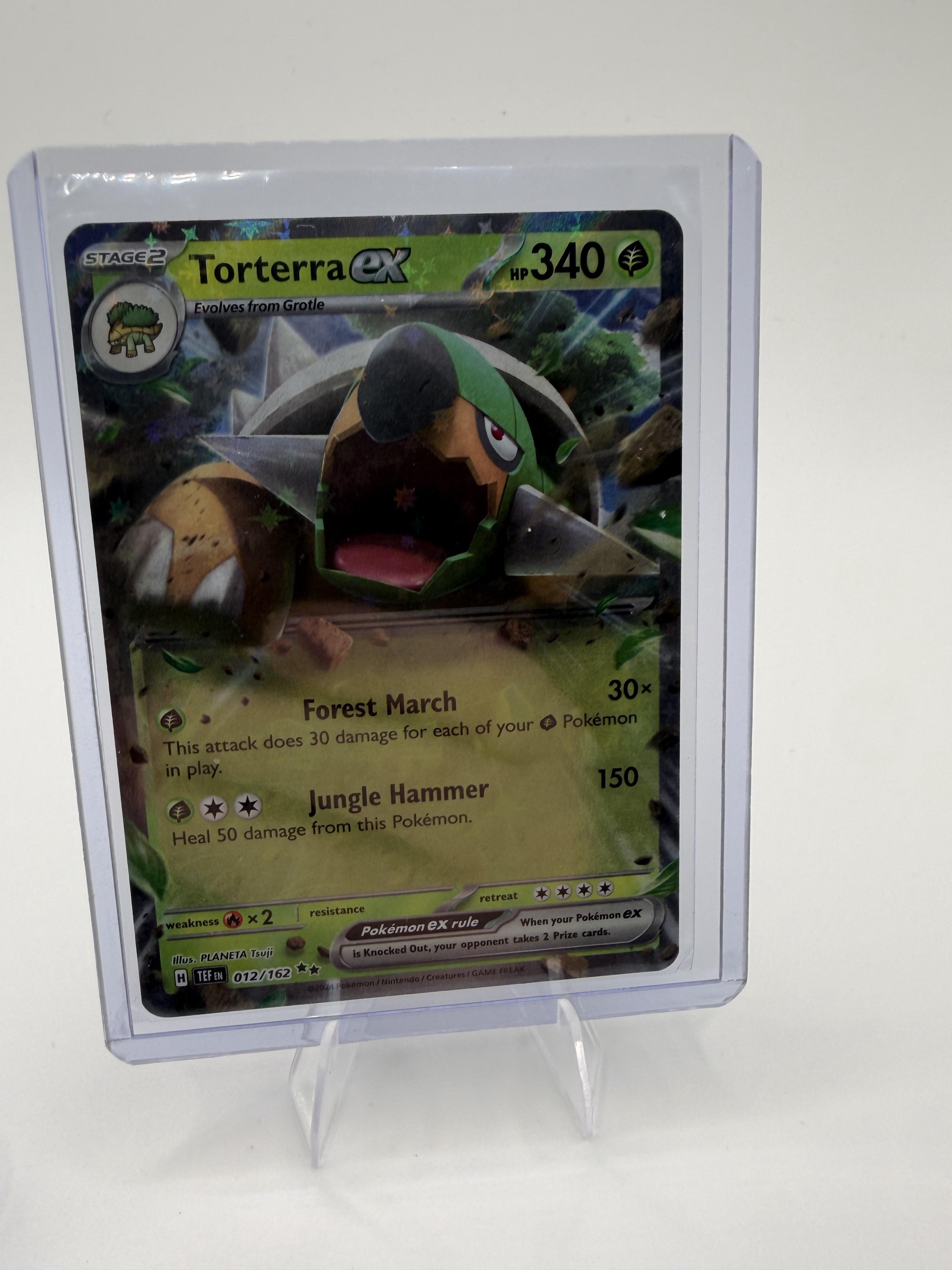 SV05: Temporal Forces Torterra ex Card Holo #012/162