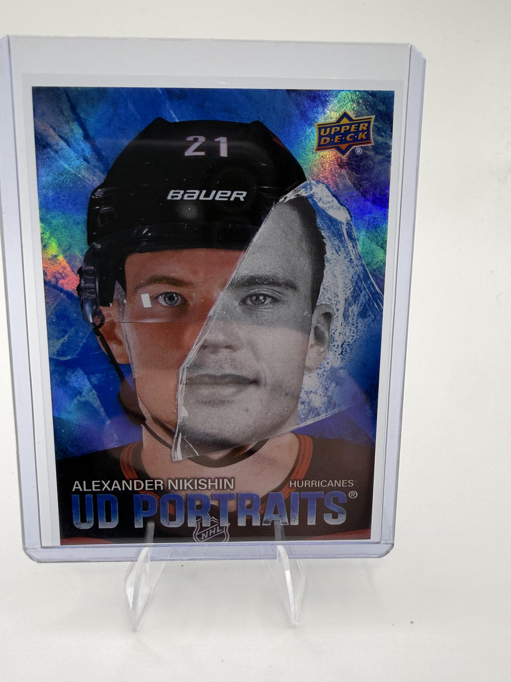 2025-26 Upper Deck Alexander Nikishin Card UD Portraits Carolina