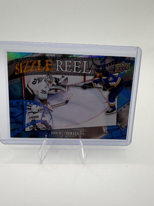 Robert Thomas 2025-26 Upper Deck Sizzle Reel #SR-38 St. Louis Blues C NM/M