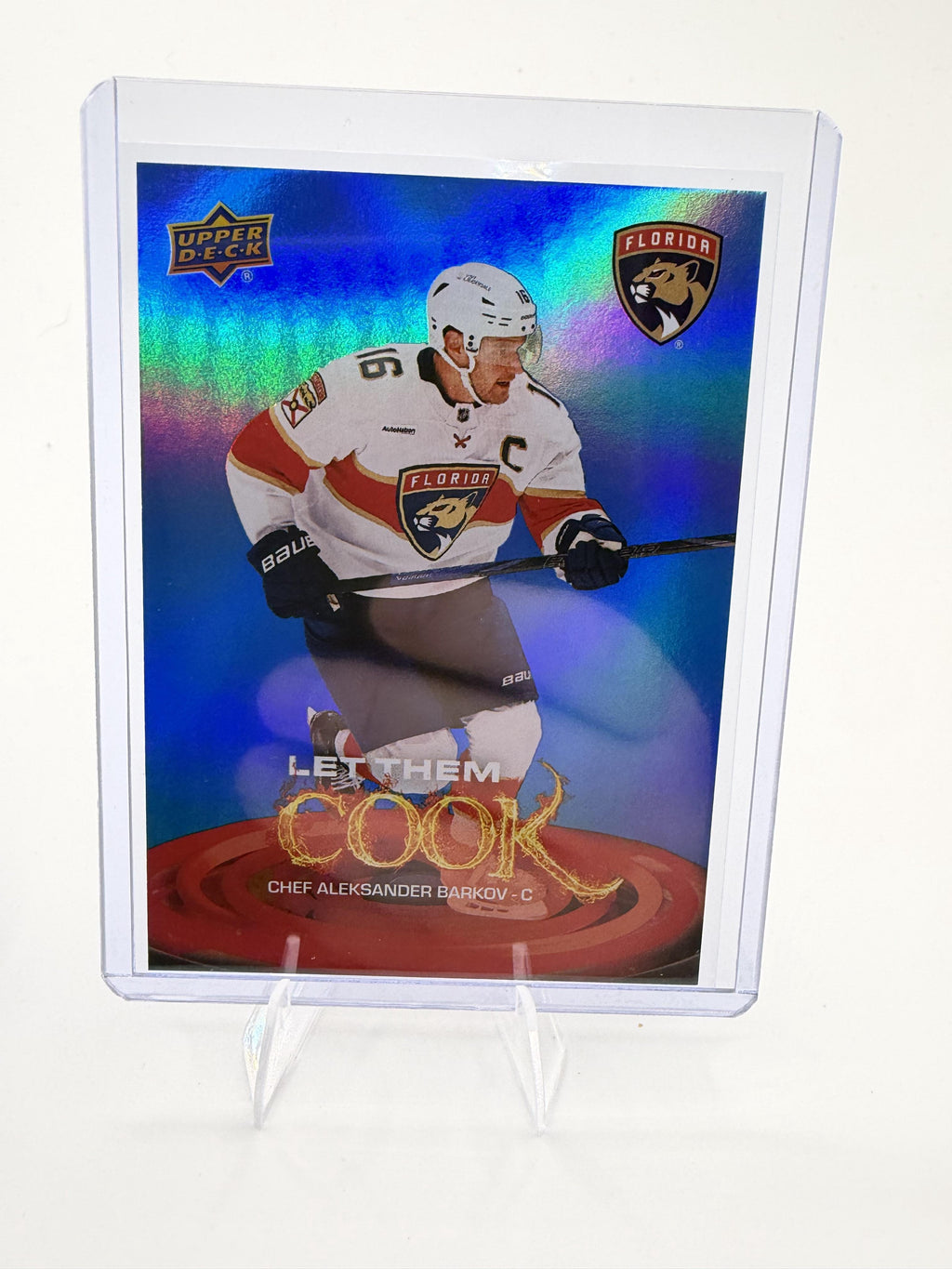 2025-26 Upper Deck Aleksander Barkov Card Let Them Cook Florida Panthers #LTC-4