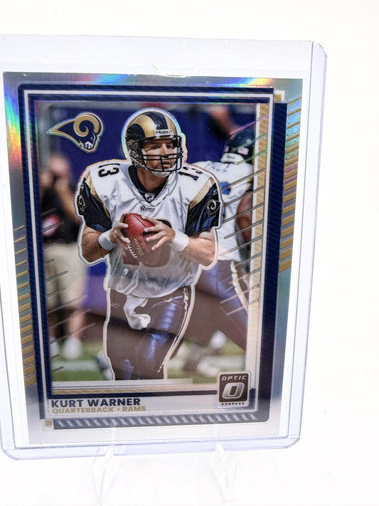 2025 Donruss Optic Kurt Warner Card Holo St. Louis Rams #27