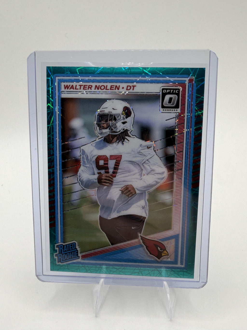 Walter Nolen 2025 Donruss Optic Green Velocity #276 Cardinals Rated Rookie RC NM