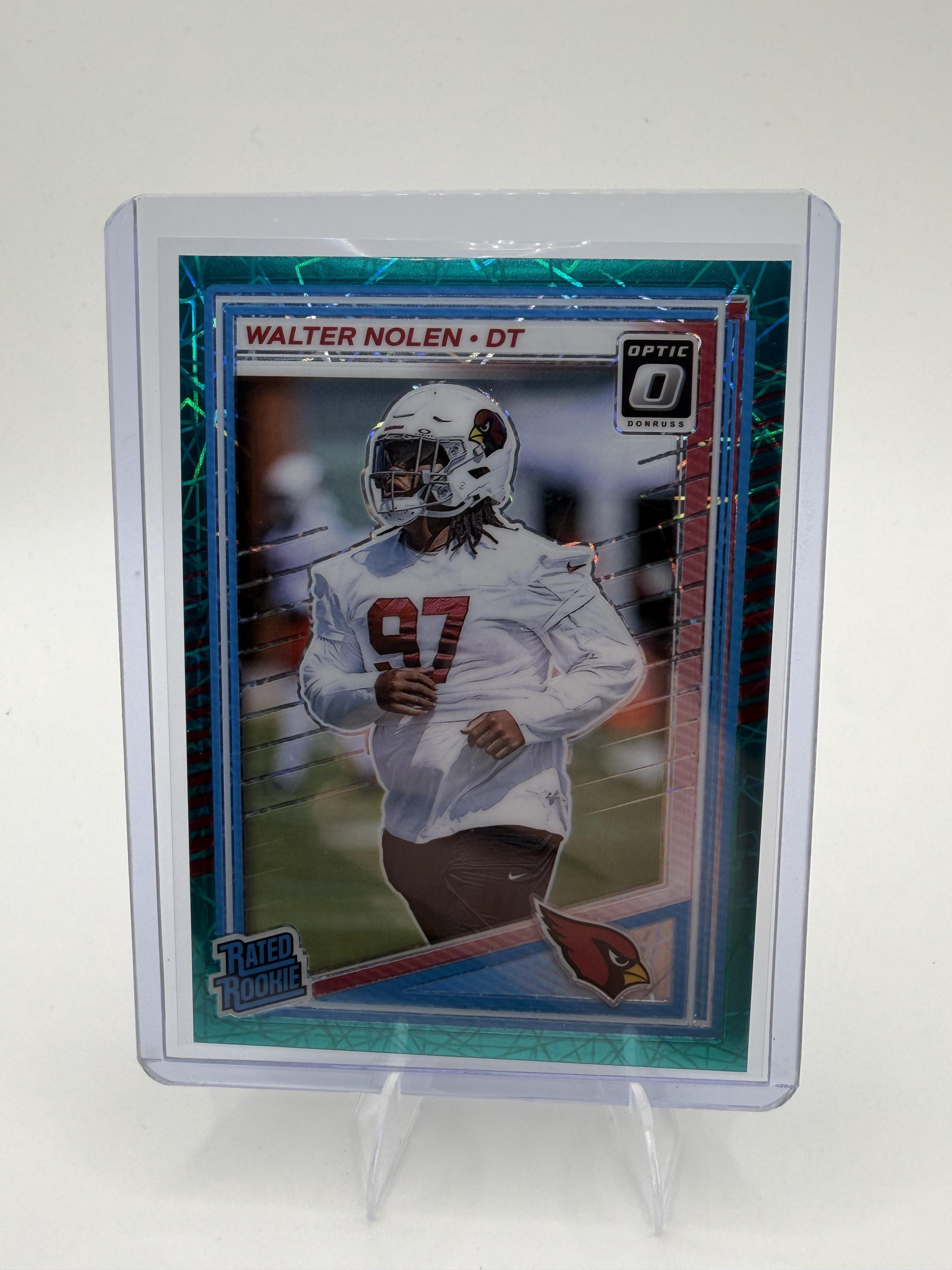 Walter Nolen 2025 Donruss Optic Green Velocity #276 Cardinals Rated Rookie RC NM