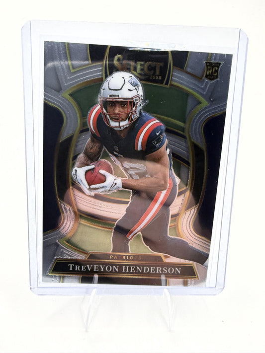 2025 Panini Select TreVeyon Henderson Card RC New England Patriots #78