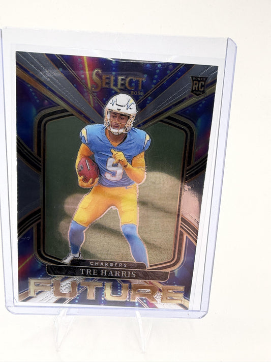 2025 Panini Select Tre Harris Card Select Future Los Angeles Chargers #14