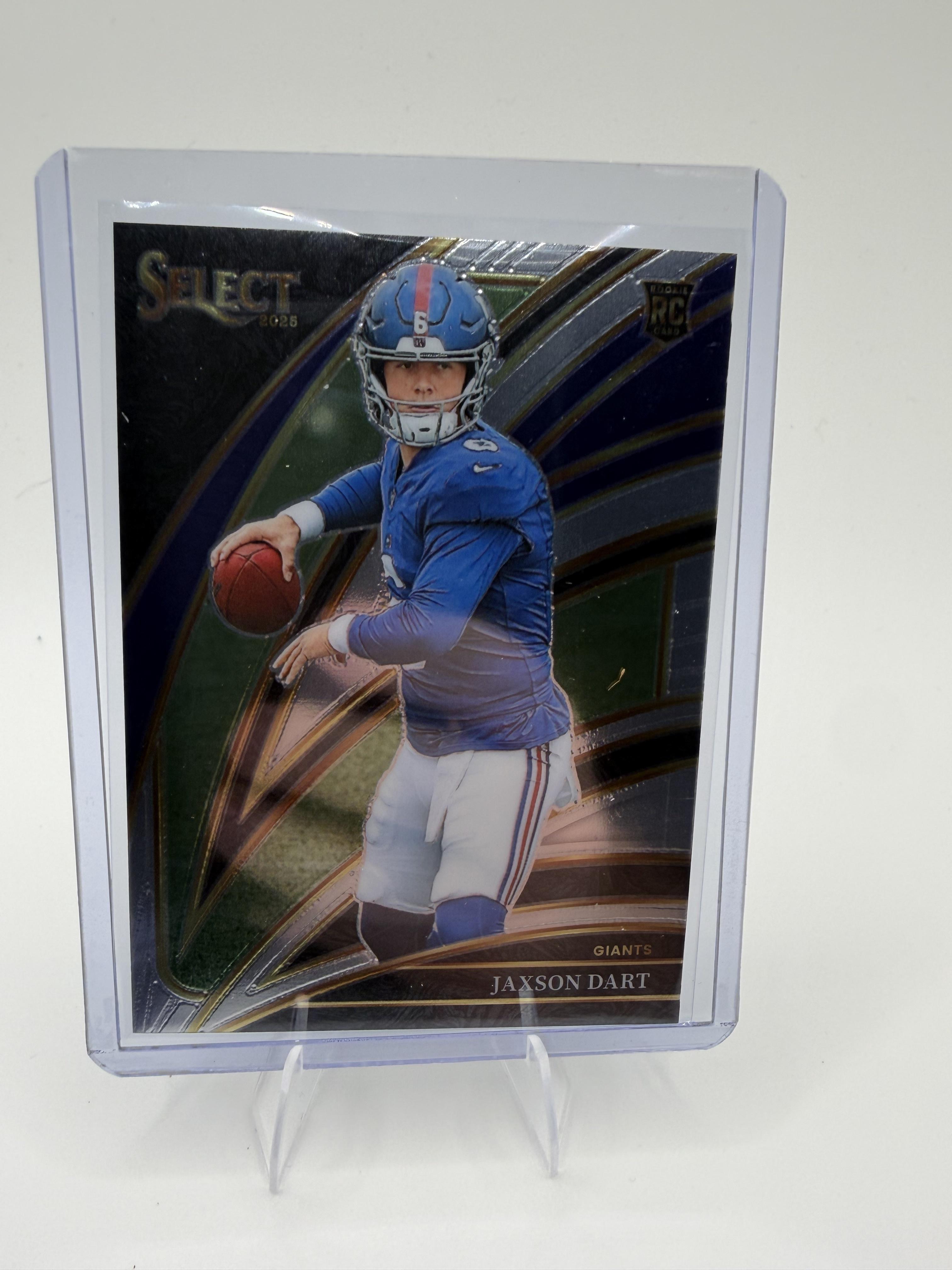 2025 Panini Select Jaxson Dart Card New York Giants #293