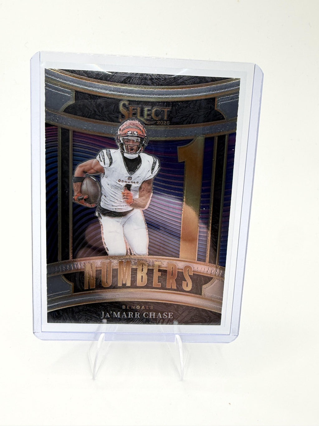 Ja'Marr Chase 2025 Panini Select Numbers #3 Cincinnati Bengals WR NM/M