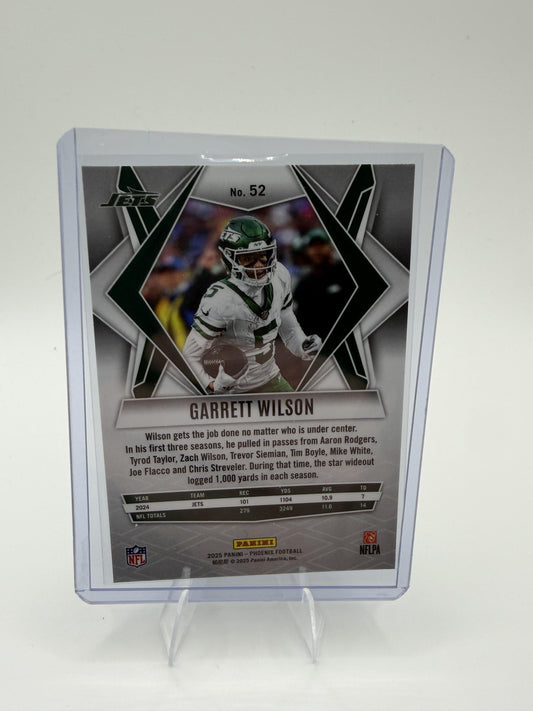2025 Panini Phoenix Garrett Wilson Card  Prizm  New York Jets #52