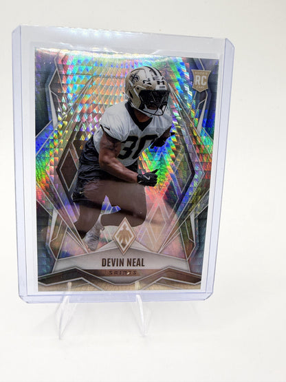 2025 Panini Phoenix Devin Neal Card Prizm RC  Saints #207