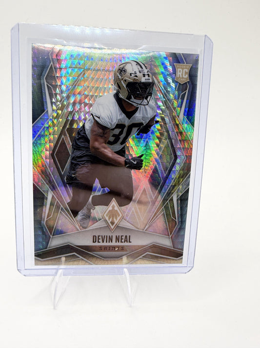 2025 Panini Phoenix Devin Neal Card Prizm RC  Saints #207