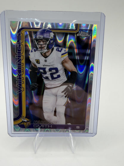 2025 Topps Chrome - Ray Wave Refractor Harrison Smith Card Minnesota