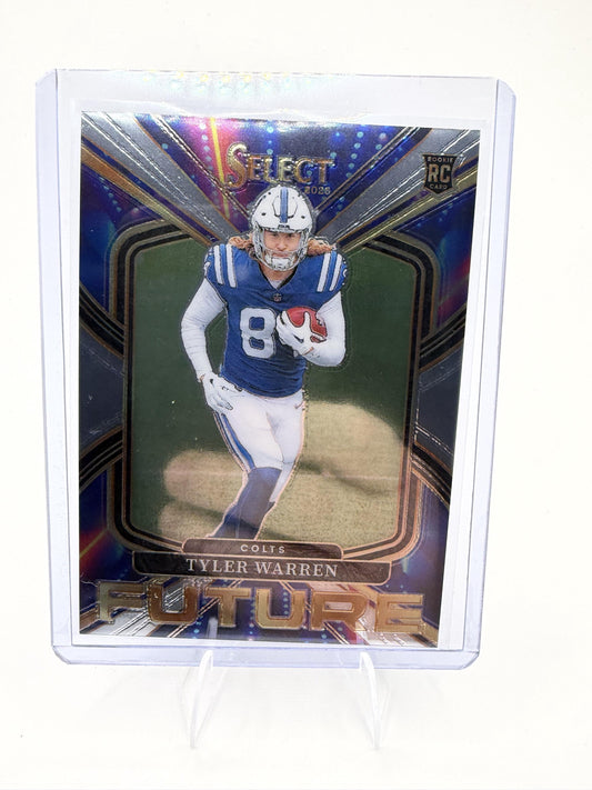 2025 Panini Select Tyler Warren Card Select Future Indianapolis Colts #9